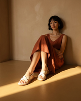 Sandali in pelle Levante - Beige image 6